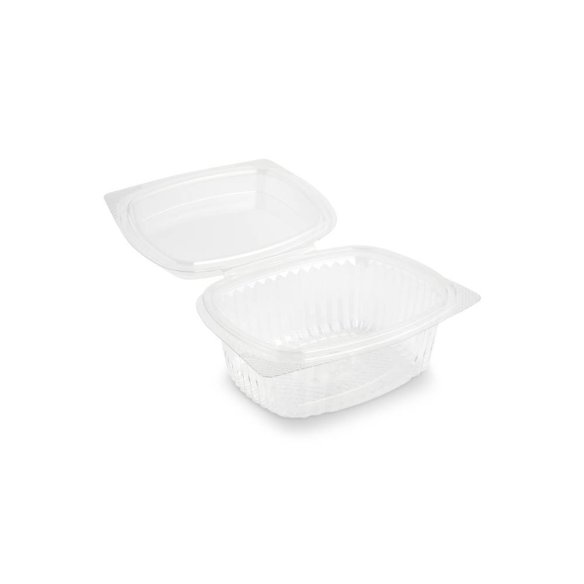 Envase de plástico PET de 500cc con tapa alta (50 uds.)