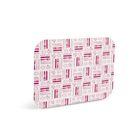 Tapa rectangular de cartón de 14x12cm (100 uds)