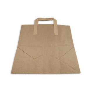 Bolsa de papel kraft con asa 26x17x32cm (250 uds.) 2