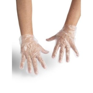 Guantes desechables transparentes (1000 uds.)