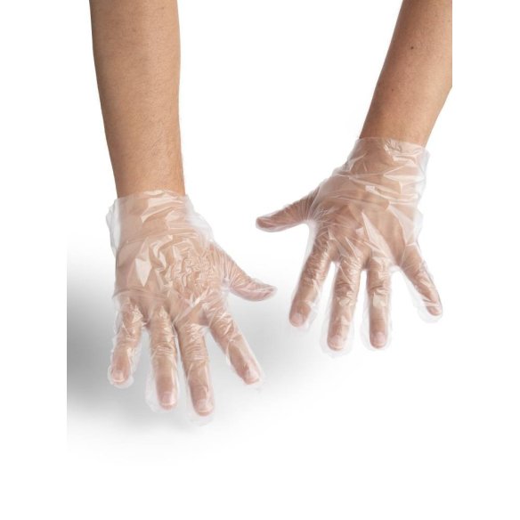 Guantes desechables transparentes (1000 uds.)