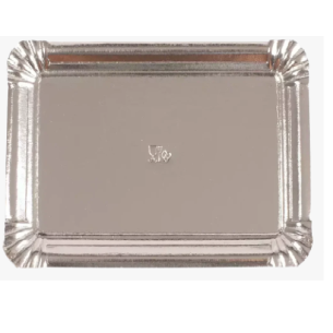 Bandejas cartón PLATA