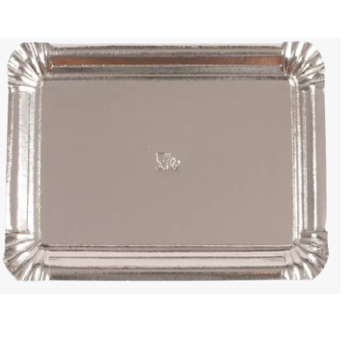 Bandejas cartón PLATA