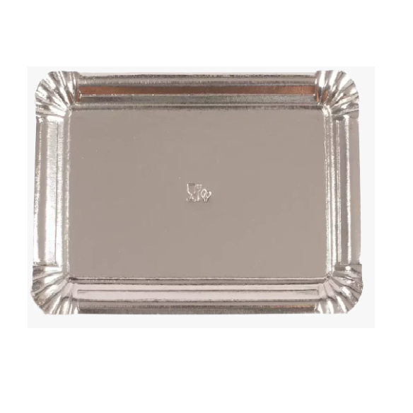 Bandejas cartón PLATA