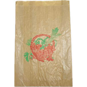 Bolsa papel kraft frutería 20+6x31 (1000 uds)