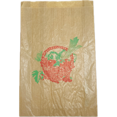 Bolsa papel kraft frutería 20+6x31 (1000 uds)
