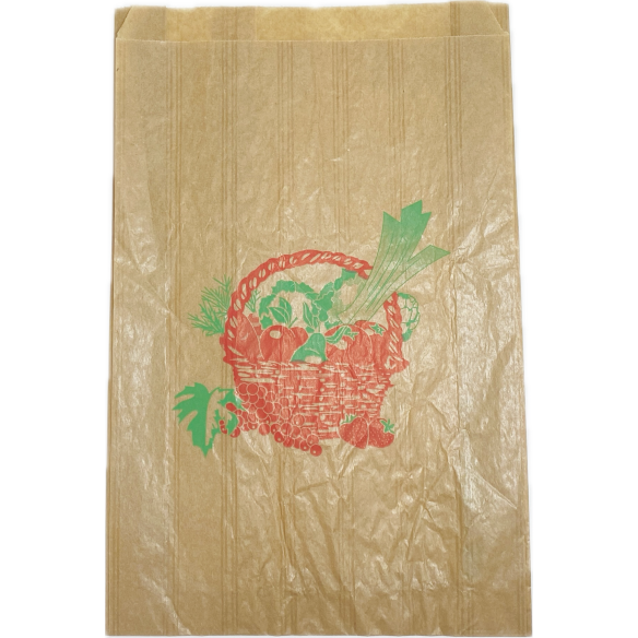 Bolsa papel kraft frutería 20+6x31 (1000 uds)