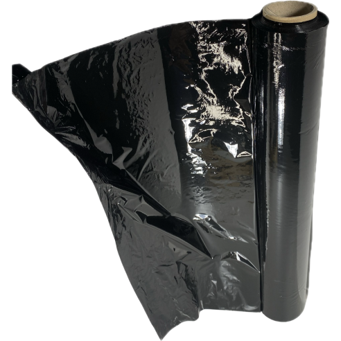 Bobina de film embalaje 23my negro